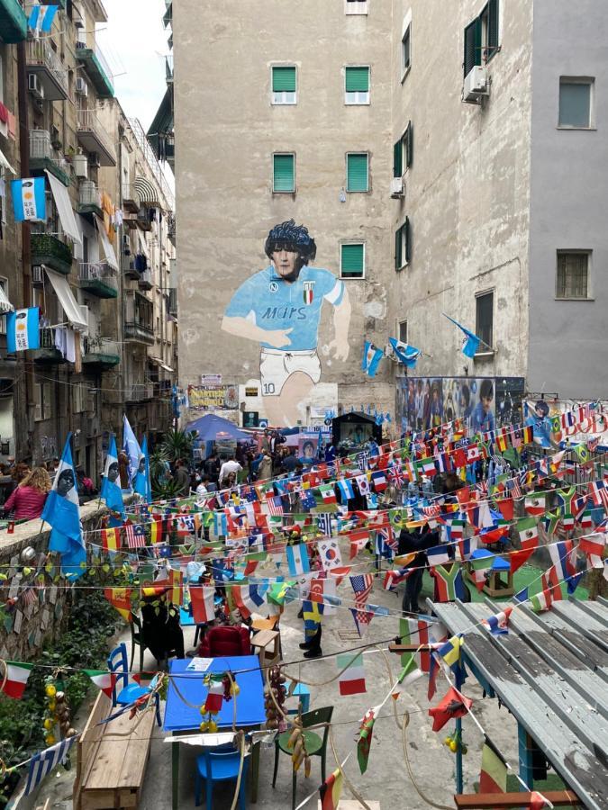 Vakantiehuis Geman Flat - 1 Min Maradona Mural Napels